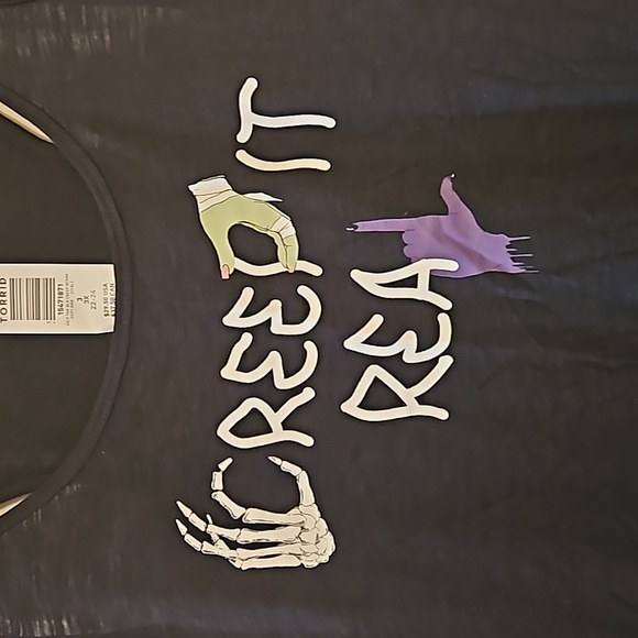 Torrid NWT Black Halloween Sleep Tank Top Size 3 - Picture 3 of 7